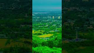 beautiful view of islamabad green mountains pakistan