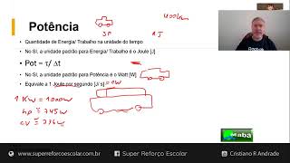 MABA CONCURSOS  -  SANTA CASA  -  2024  -  FÍSICA  -  POTÊNCIA E RENDIMENTO  -  Com prof. Cristiano