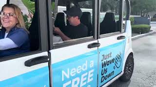 We are in Miami by FREE TucTuc (Buggy) around Downtown | Wave and Go