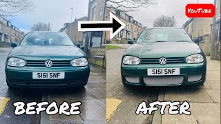 Mk4 Golf GTI gets| R32 BUMPER INSTALLED!!