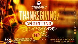 RCCG RKP's THANKSGIVING SERVICE APRIL 7th 2024