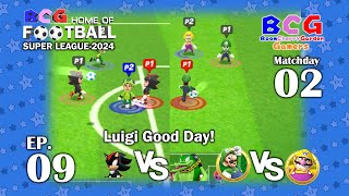 BCG Football Super League 2024 EP 09 MD 02 Shadow-Vector, Luigi-Wario