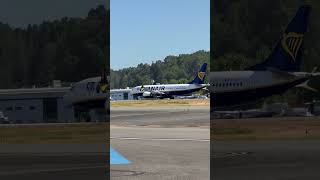 Ryanair 737 max test flight takeoff #takeoff #ryanair #boeing737max #737 #boeing #rap