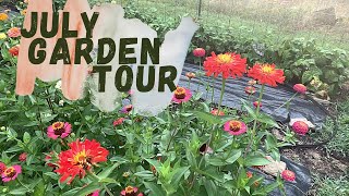 July Garden Tour | Keeping My Nose Above the Water