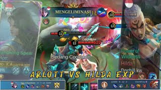 Explane Arlott Lawan Hilda Gameplay Mobile Legends