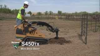 S450TX with Auger Mini Skid Steer | Vermeer Tree Care Equipment -2017