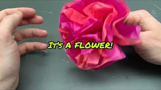 How to make a Tissue Paper Flower that smells good