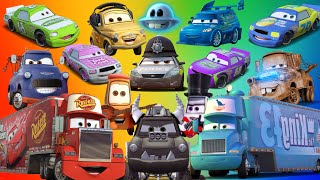 Looking For Disney Pixar Cars 3 Lightning Mcqueen, Doc Hudson, Bobby Swift, Jackson Storm, Fillmore