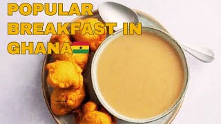 This is what Ghanaians eat for breakfast 🍵 /Hausa Koko/Spicy Millet Porridge !