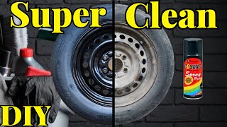 How to super clean your car tire And Restore Allow Rim