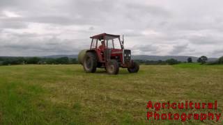 Leading Bales Massey Ferguson 250