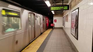 MTA NYCT: Bronx bound R142A 4 train (new door motors) departing 86 St