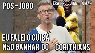 NETO eu avisei que o Corinthians iria atropelar o Cuiabá