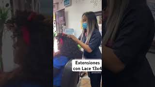 Extensiones con Lace frontal 13x4