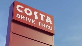 Pit Stop drive through Costa Coffee at Road Chef Knight Racer GTR