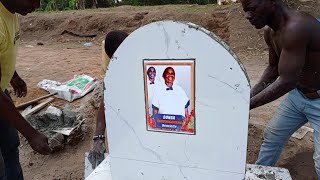 Construction tombale de maman BONDA BAHOUNGAMANA Henriette à Brazzaville