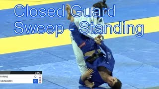 Closed Guard Sweep Standing | BJJ Talk