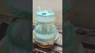 pillar cake #cookwithsumis #cake #pillarcake