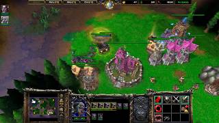 Warcraft III Reforged Beta multiplayer gameplay, Undead 1 vs 1