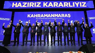 FIRAT GÖRGEL'E KAHRAMANMARAŞ'TA COŞKULU KARŞILAMA