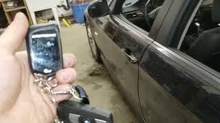 2009 BMW 3 series with Artic Start T10 remote start system installed. iDatastart BM1.