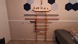 Martial Arts Weapons Wall Rack