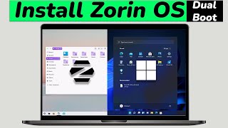 HOW TO INSTALL ZORINOS WITH DUAL BOOT WINDOWS 10/11 2024 NEW METHOD (100% WORKING) EASY ZORINOS 17.2