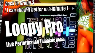 New Loopy Pro Template Demo - Ultimate Live Looping Performance Tool