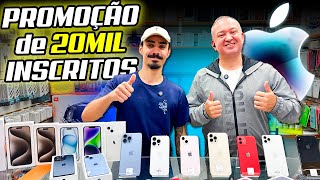 SUPER PROMOÇÃO 20K INSCRITOS | Preços Imperdíveis Seu Iphone Com Preço De Android 🔥