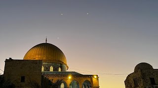 Amazing Magrib Azaan with Magnificent Dome of the Rock