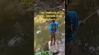 Mancing Di sungai belakang rumah‼️