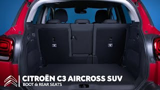 Citroën C3 Aircross SUV - Boot & Rear seats