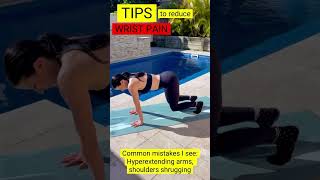 Get WRIST PAIN when planking? Try this 🙌🏼 #pilates #wristpain #shorts