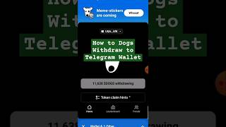 How to dogs withdraw on Telegram wallet