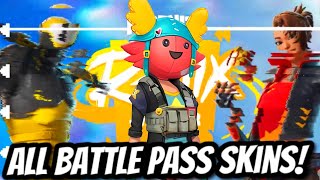 *NEW* CHAPTER 2 REMIX BATTLE PASS SKINS! - Fortnite Battle Royale