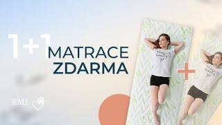 Akce 1+1 ZDARMA na matrace 🛏️ | EMI