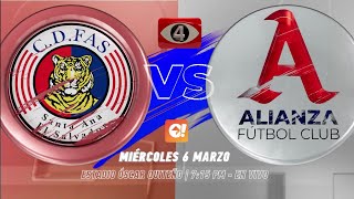 Canal 4 TCS LMF El Salvador 2024 CD Fas vs Alianza FC (Jornada 9) Anuncio