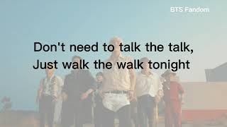 Bts - Permission to dance (lyrics video)