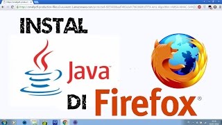 Cara Install Java di Mozila firefox