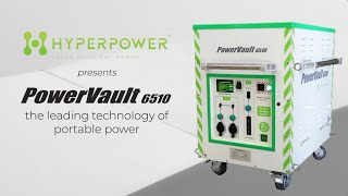 PowerVault 6510: A Portable Power Station for Film and Event Industries