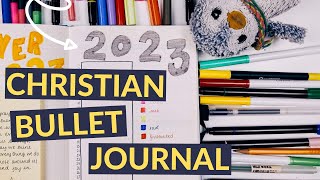 Christian Bullet Journal Set Up 2023 - Reading Journal, Prayer Board & Goal Tracking