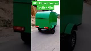 DIY Ebike Camper Trailer Mini #diy #camping #mobihome #trailer