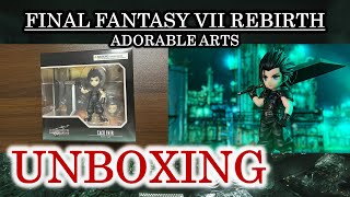 Unboxing FINAL FANTASY VII REBIRTH ADORABLE ARTS - ZACK FAIR