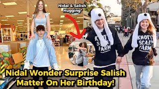 Nidal Wonder Officially Surprised Salish Matter On Her 15th Birthday!? They’re HOLDING HANDS 💞😱