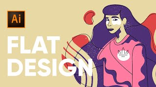 Illustrator Tutorial: Fashion Flat Illustration Design Process with Texture