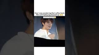 taehyung vs coffee 🤣 #bts #shorts #shortsfeed #viralshort #viral #shortsvideo #jungkook #taehyung