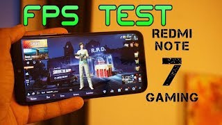 PUBG Mobile  Xiaomi Redmi note 7 FPS benchmark