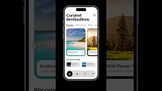Travel App UI Design in Figma #figmatutorial #figma #figmadesign #shorts