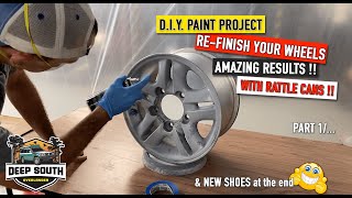 LX470 - DIY Paint your wheels with amazing results