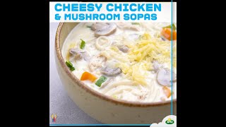 Cheesy Chicken & Mushroom Sopas